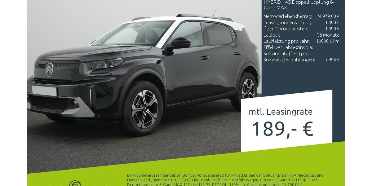 Citroen C3 Aircross 1.500 km 22.307 &euro; Dülmen 48249