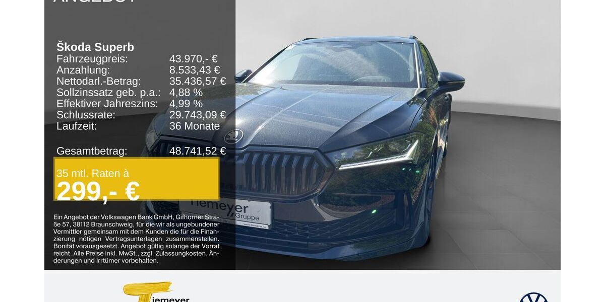 Skoda Superb 21.999 km 43.440 &euro; Oberhausen 46047